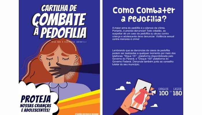 Governo do Paraná lança cartilha para a Semana Estadual Todos Contra a Pedofilia 